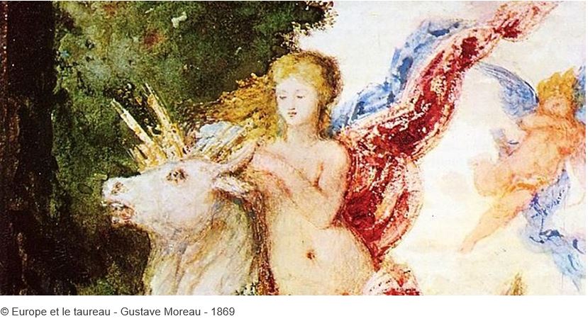 Europe et le taureau - Gustave Moreau
