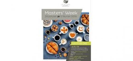 Masters' Week - Semaine de l'orientation