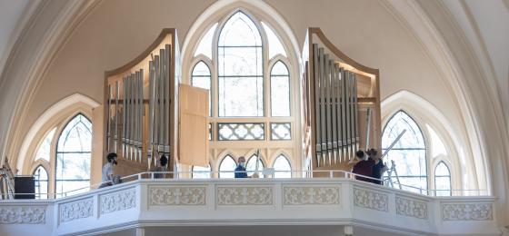 nouvel orgue de la chapelle universitaire