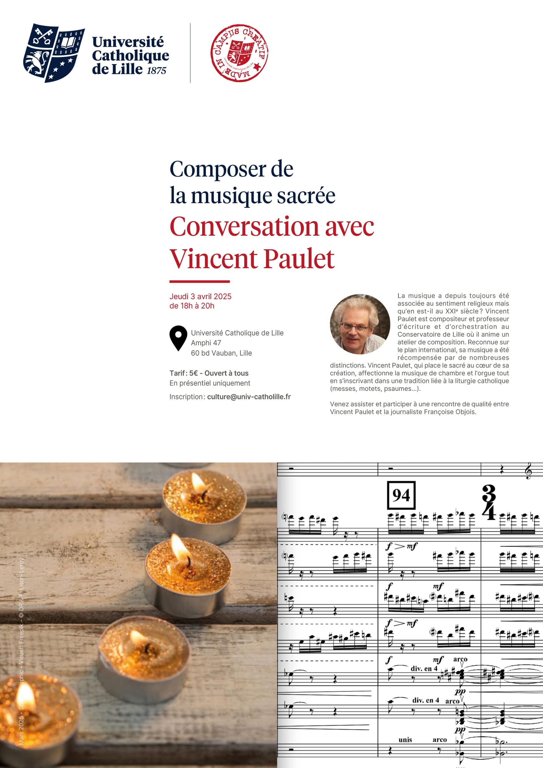Composer de la musique sacrée