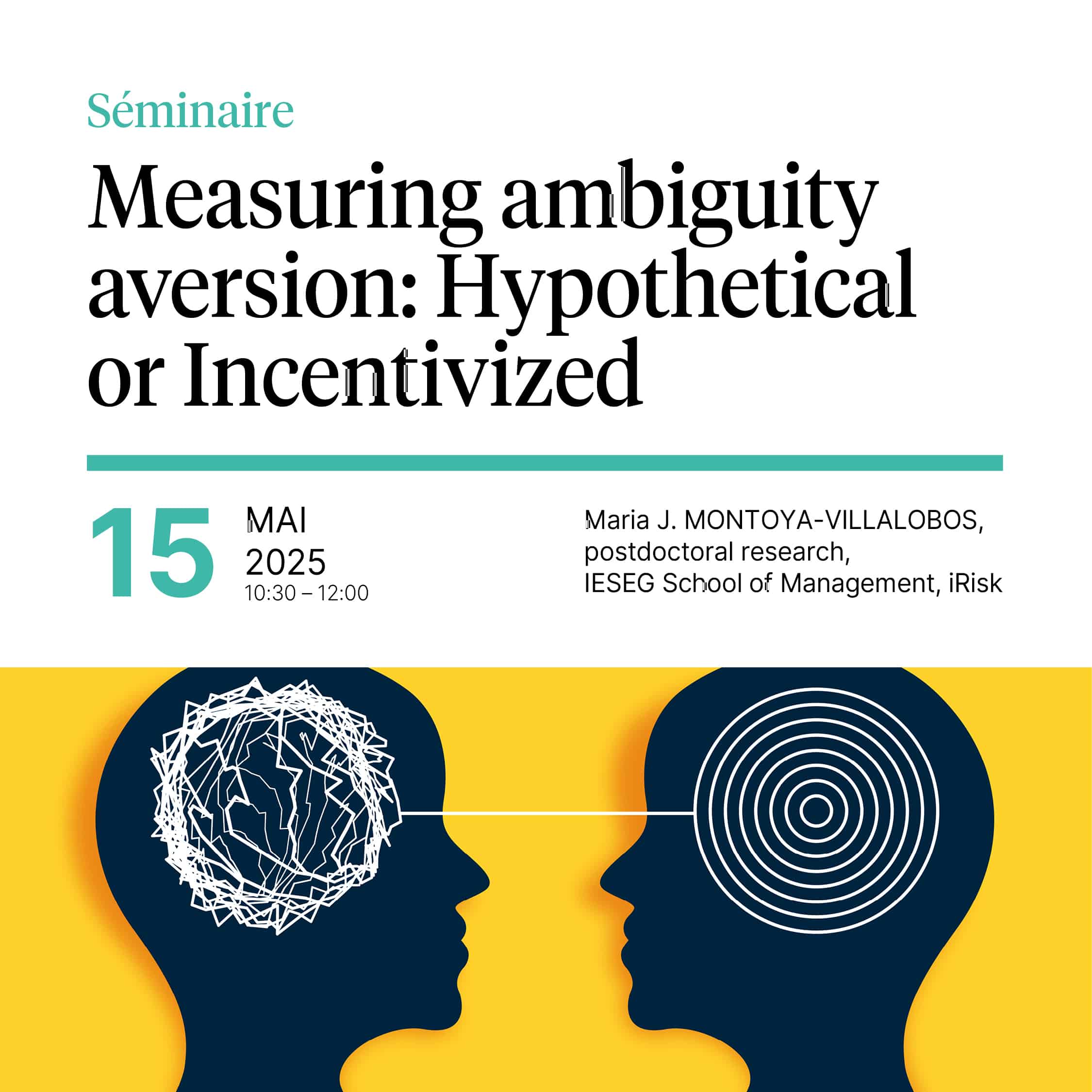 Anthropo-lab seminar “Measuring ambiguity aversion: Hypothetical or Incentivized”