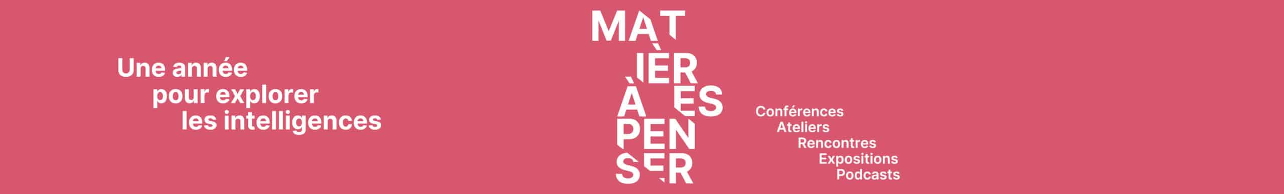 Bandeau Matières à penser