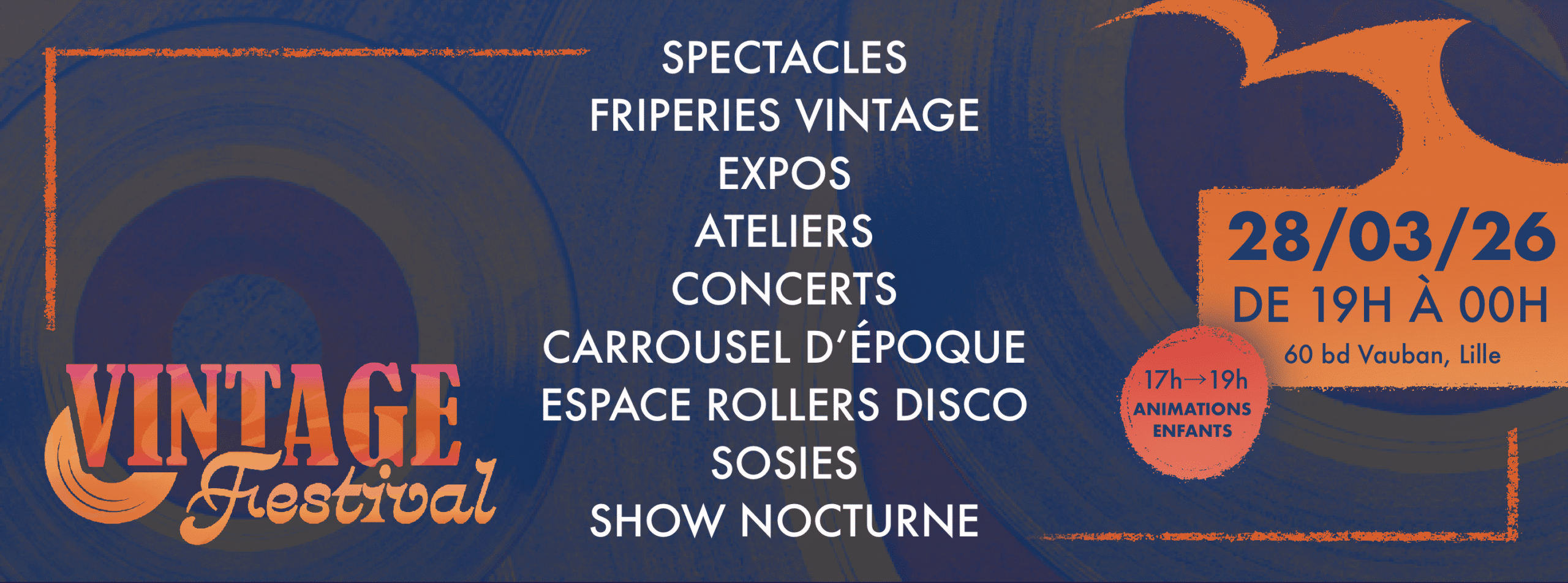 Bannière Vintage Festival