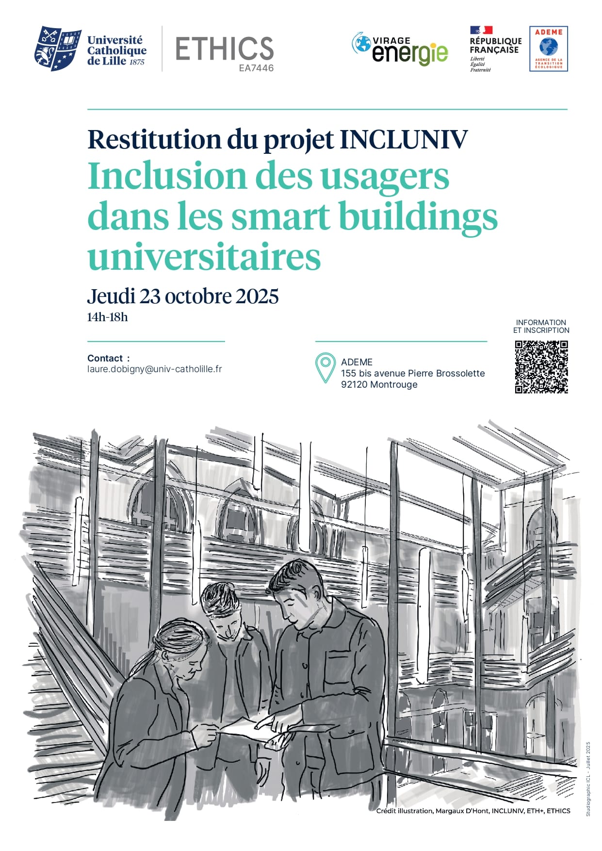 [Rencontre ETH+] Restitution du projet INCLUNIV – Inclusion des usagers dans les smart buildings universitaires