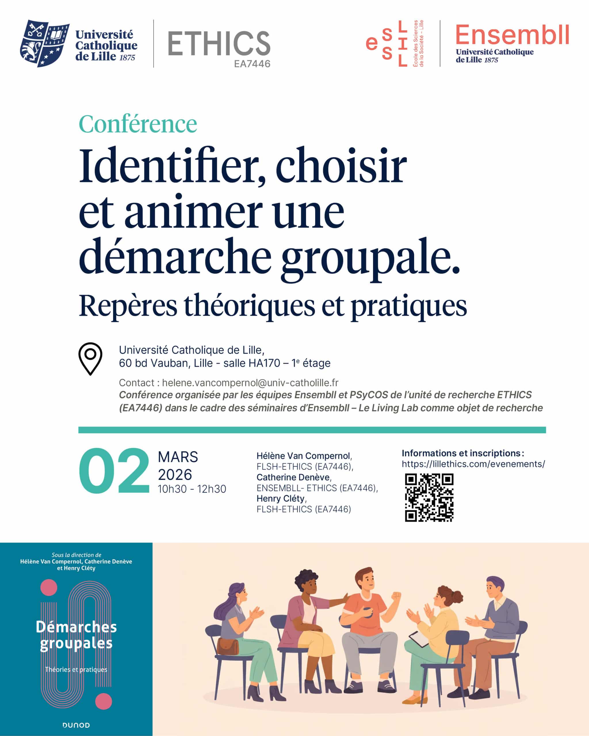 Conférence « Identifier, choisir et animer une démarche groupale. Repères théoriques et pratiques »