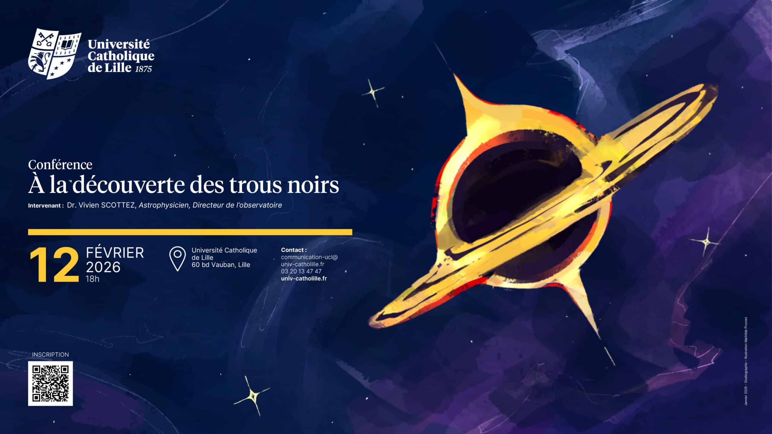 Conférence – A la découverte des trous noirs