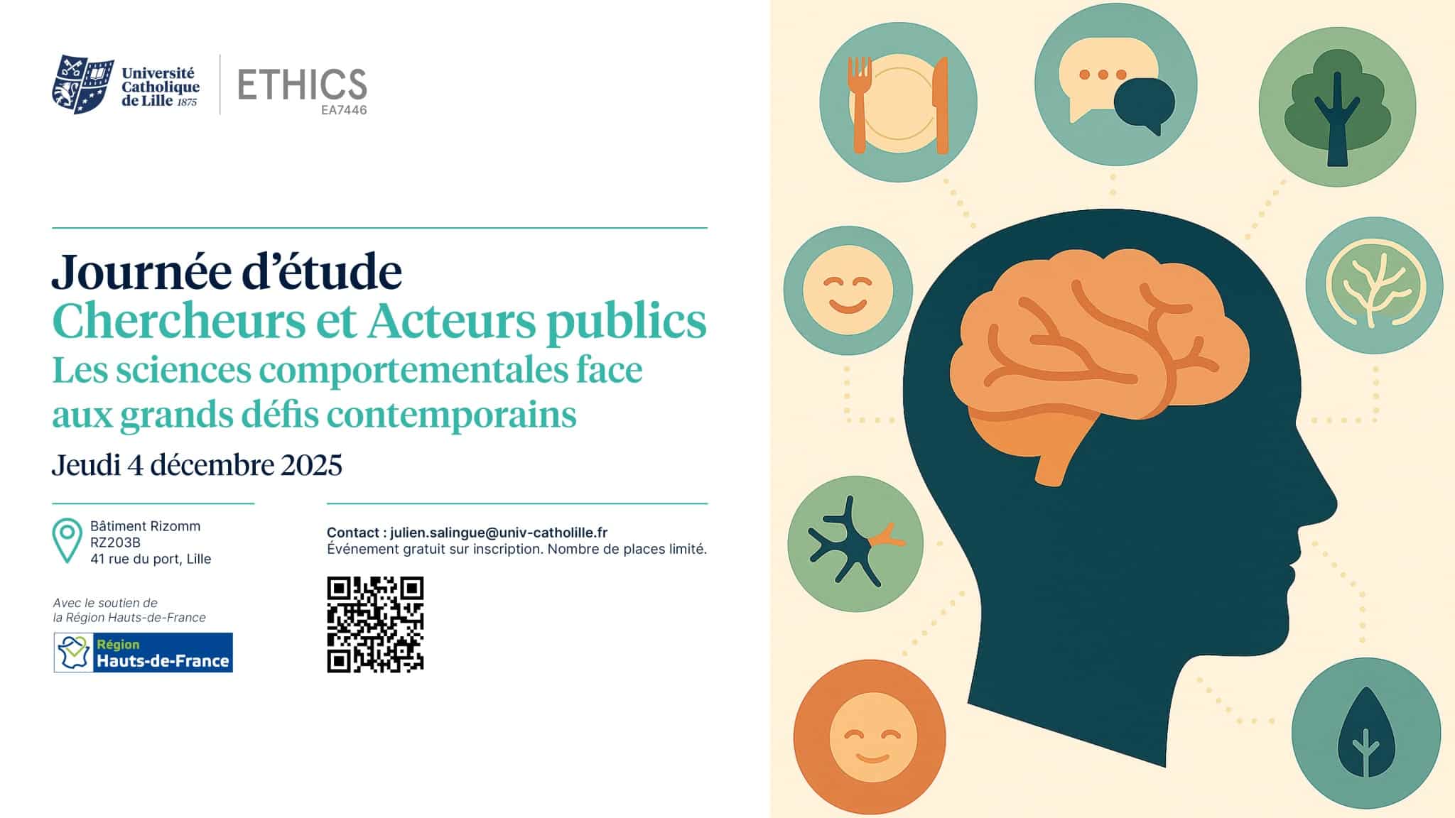 Journée d’étude « Chercheurs et Acteurs publics : Les sciences comportementales face aux grands défis contemporains »