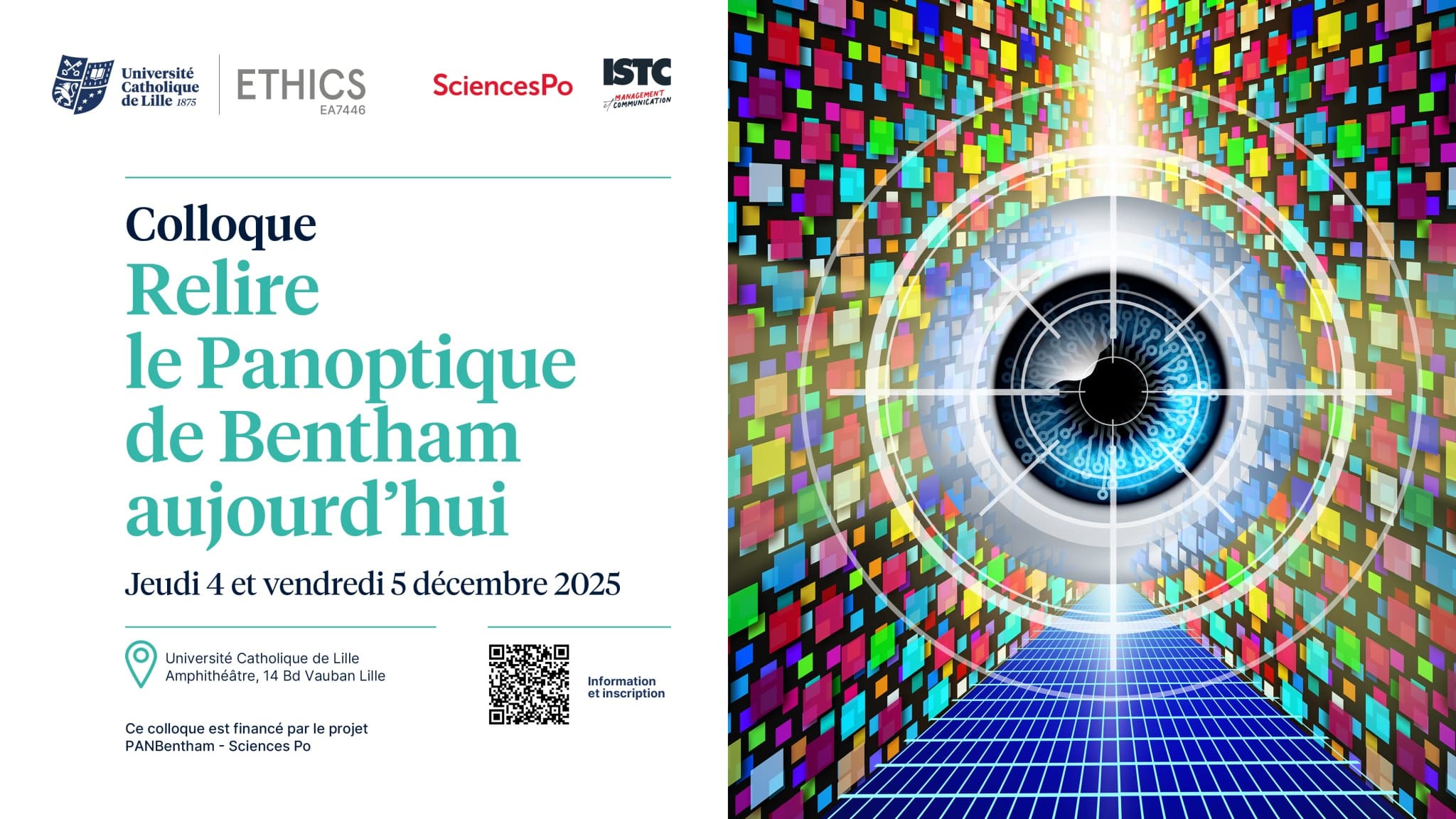 Colloque « Relire le Panoptique de Bentham aujourd’hui »