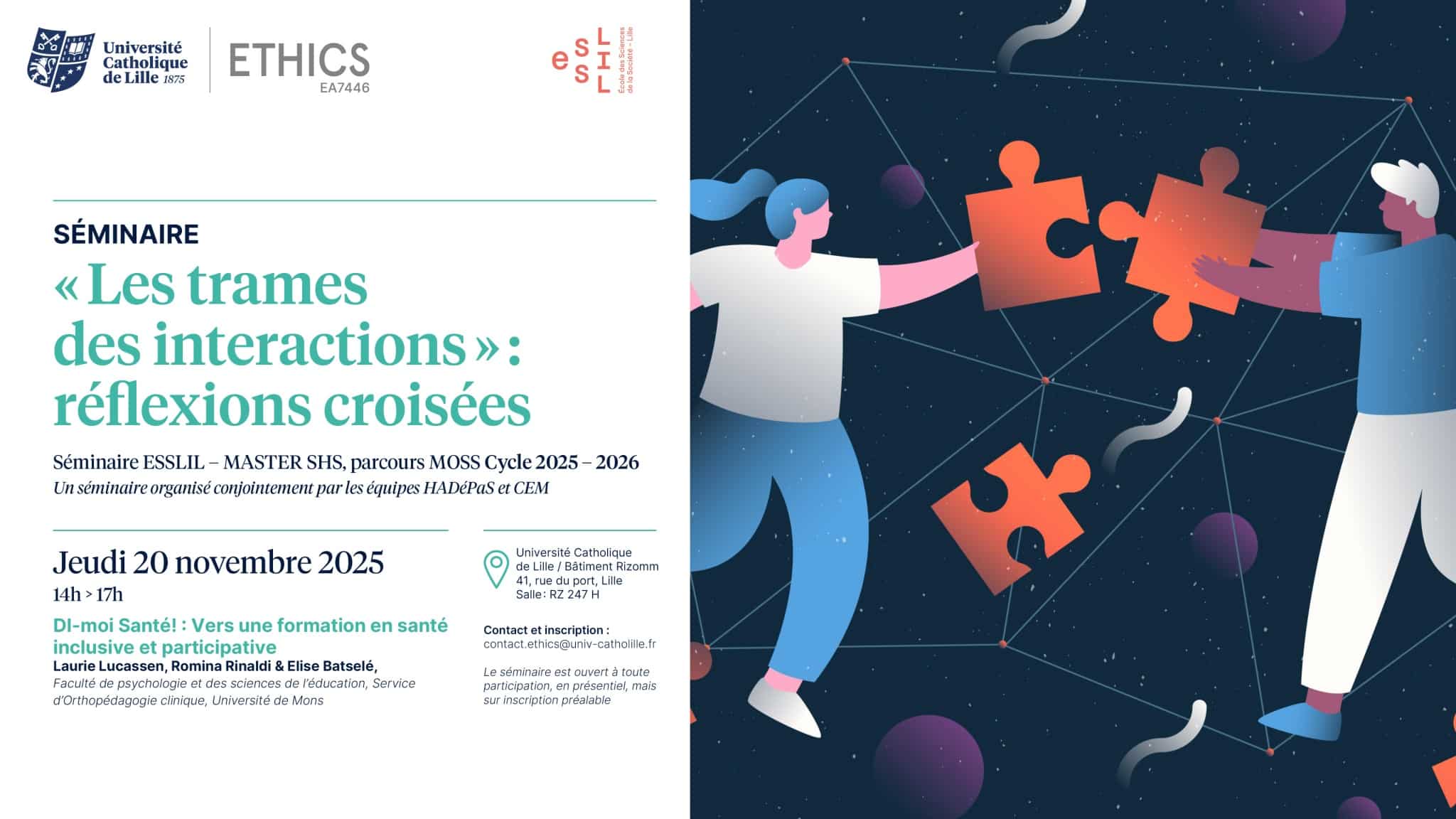 Séminaire ESSLIL « Les trames des interactions » : réflexions croisées »-séance 2
