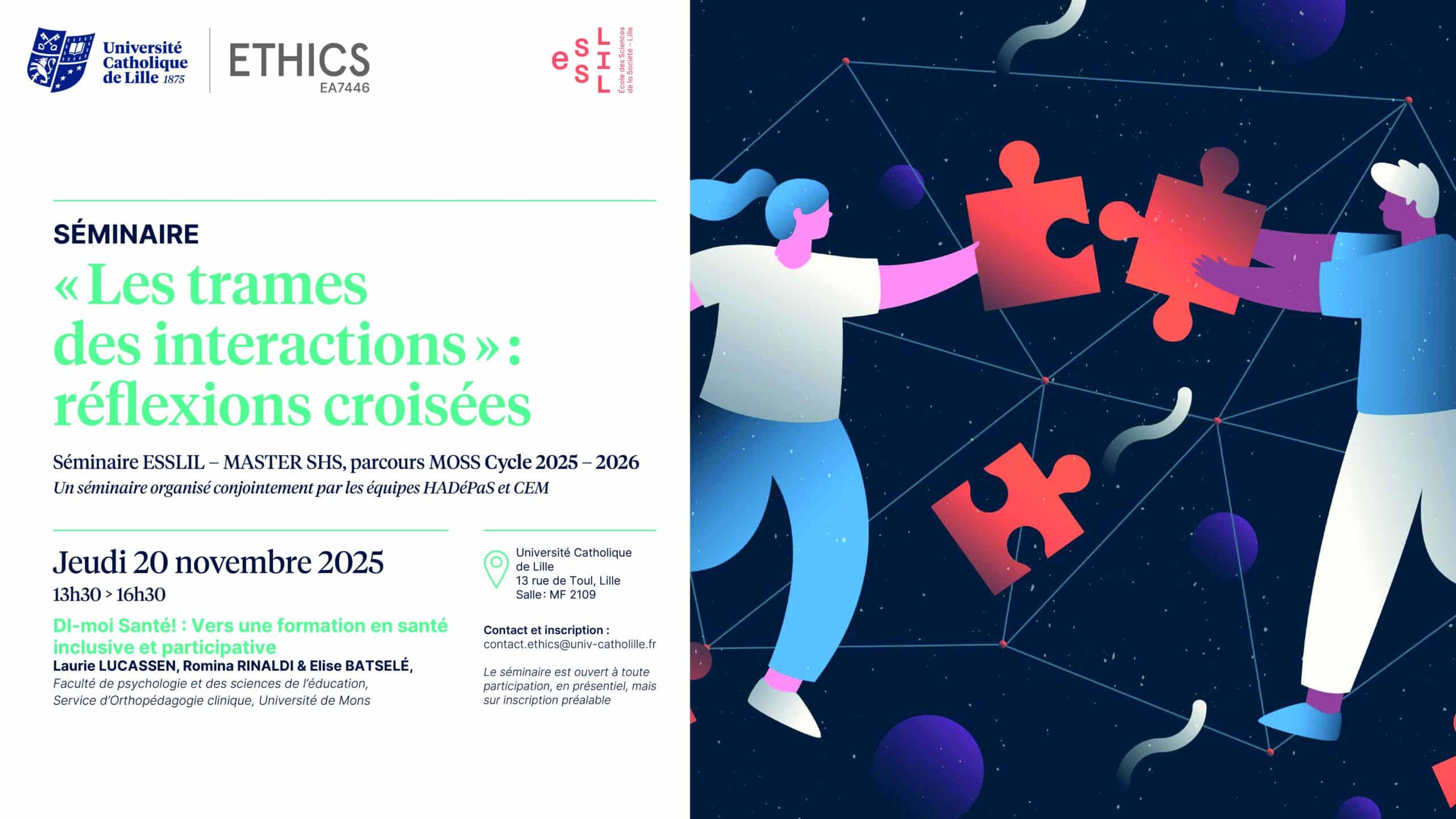 Séminaire ESSLIL « Les trames des interactions » : réflexions croisées »-séance 2